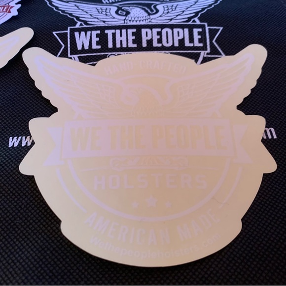 NEW Lot of 5 Patriotic Sticker Reusable Bag Storage Bag We the People Holsters - Picture 2 of 5